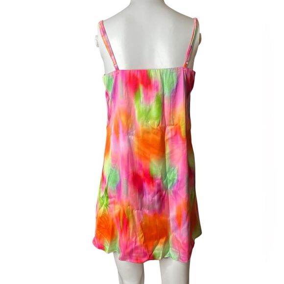 Missguided Vibrant Multicolor Tie-Dye Dress Size Medium - Picture 2 of 3